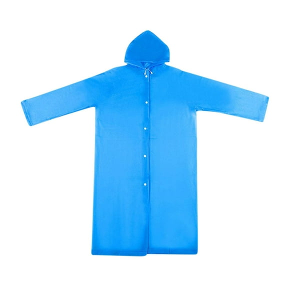 Reusable Raincoat For Adults Portable Rain Cape Water-proof Outdoor Raincoat With Hood Transparent Raincoat For Camping, Hiking & Travel