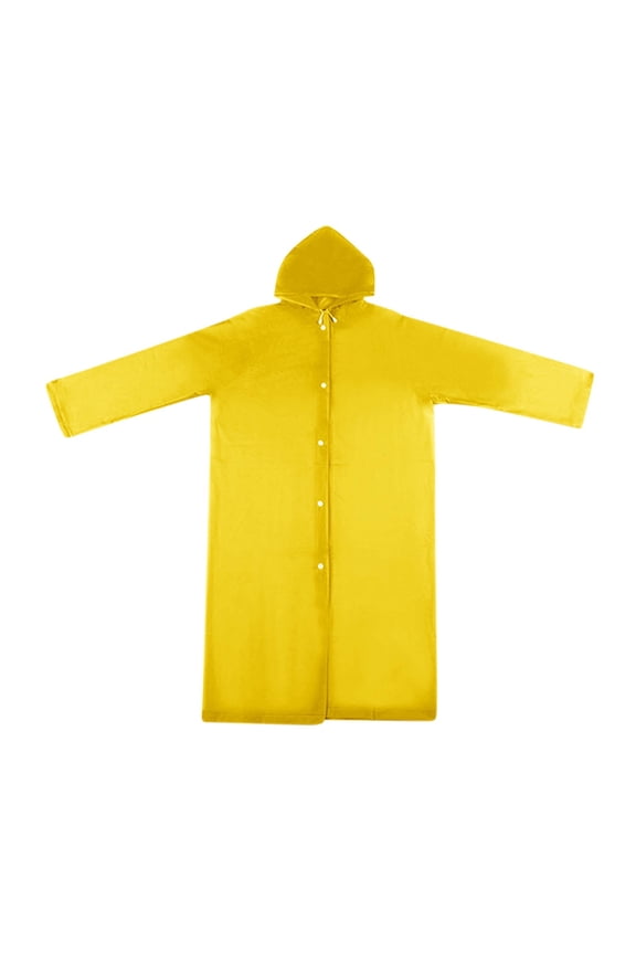 Reusable Raincoat For Adults Portable Rain Cape Water-proof Outdoor Raincoat With Hood Transparent Raincoat For Camping, Hiking & Travel