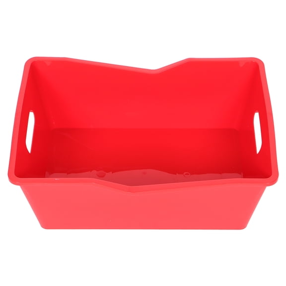 Milisten Reusable Red Plastic Beer Bucket for Beverage Storage and Party Use