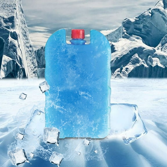 Reusable Refillable Ice Packs for Coolers | Freezer Packs for Lunch Boxes,Camping Supplies | Blue Ice Blocks for Coolers