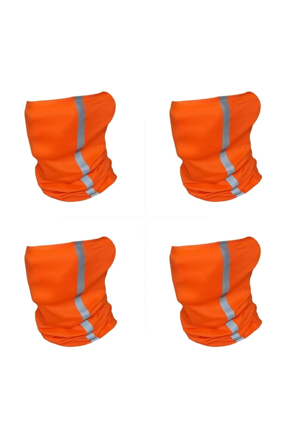 Reusable Reflective Safety Scarves Neck Gaiter With Ventilation Ice Silk Fabric For Improved Airflows And Comfort