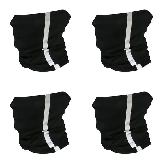 Reusable Reflective Safety Scarves Neck Gaiter With Ventilation Ice Silk Fabric For Improved Airflows And Comfort