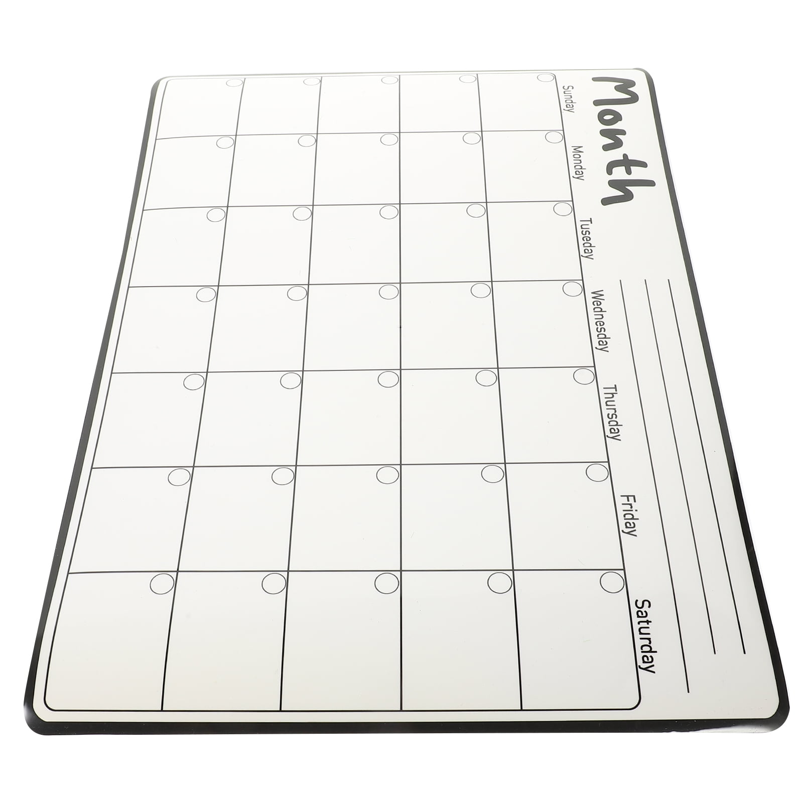 Reusable Refrigerator Calendar Dry Erase Calendar Magnetic Planning ...