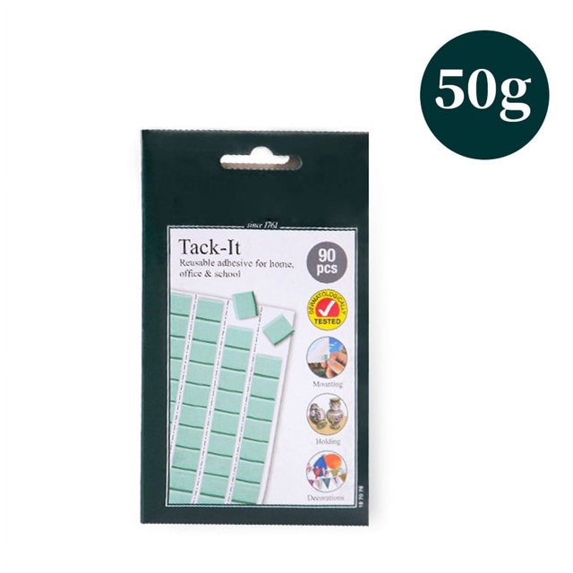 Reusable Removable Adhesive Tacky Putty White Green Tack Poster