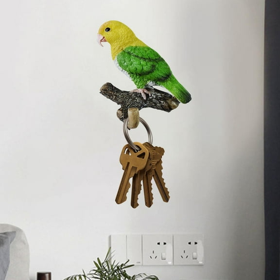 Reusable Resin Coat Hook Clothes Hanger Home Decoration Wall Mounted Holder Decorative Rack Hanging for Bag Keys Robe Kitchen Bathroom 10.3cmx4cmx6.7cm