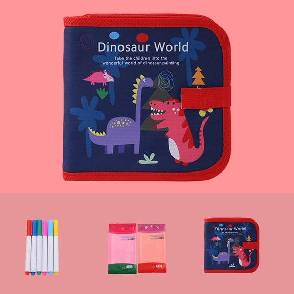 Reusable Scribble Book and Markers, Portable Drawing Book, Erasable Reusable Sketchpad with Pen and Storage Bag,10ml Erasable Writing Drawing Board 8.1*8.1''