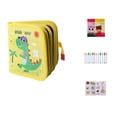 thumbnail image 1 of Reusable Scribble Book and Markers, Portable Drawing Book, Erasable Reusable Sketchpad with Pen and Storage Bag, 16 Sides, 1 of 11