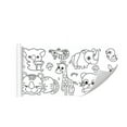 thumbnail image 1 of Reusable Self Adhesive Doodle Roll Washable Non Stain Wall Canvas Coloring Drawing Paper Roll Easy Tear Cut Educational Painting Toy For Toddler Early Learning Creation,White F, 1 of 8