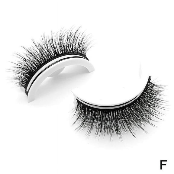 Reusable Self Adhesive Eyelashes Glue-free False Eyelashes Waterproof Natural Look Self Adhesive False Eye Lashes E9D3