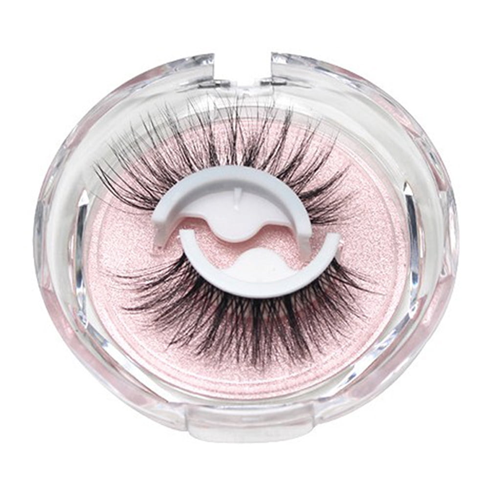 Reusable Self-Adhesive Eyelashes No Eyeliner or Glue Needed, False Lashes Stable and Easy to Put On,Natural Look and Waterproof Fake Eyelashes,