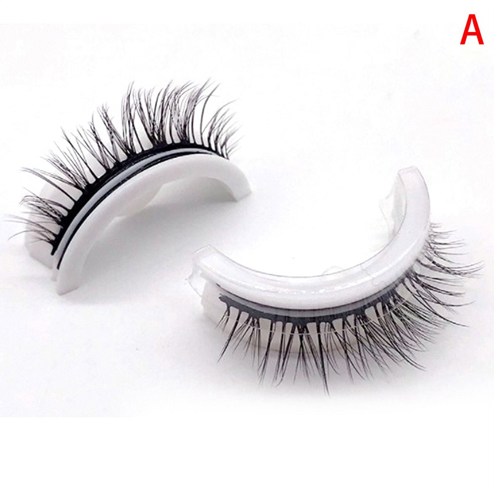 Reusable SelfAdhesive Eyelashes Without Glue Natural Fluffy False Eyelashes