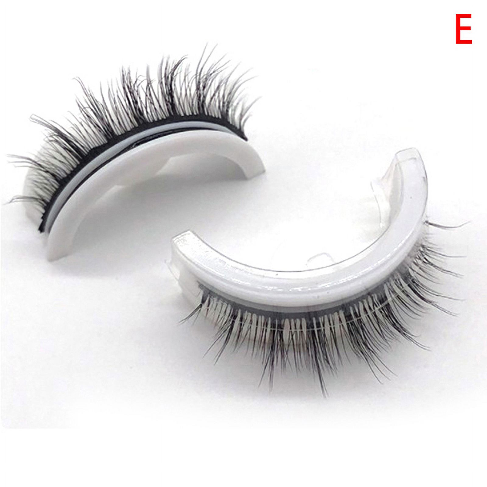 Reusable SelfAdhesive Eyelashes Without Glue Natural Fluffy False