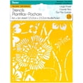 thumbnail image 1 of Reusable Self Adhesive Stencil 6"X6"-Large Flower, 1 of 2