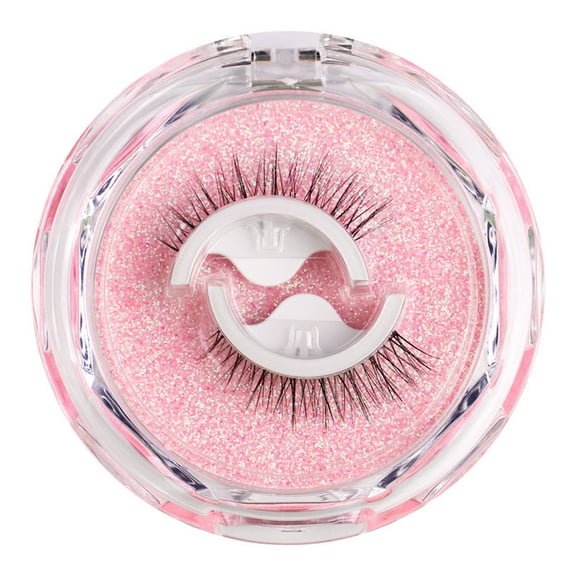 Reusable Self False Eyelashes Natural Easy To Put On Within Seconds No Glue Needed Effortless Application For Daily Wear