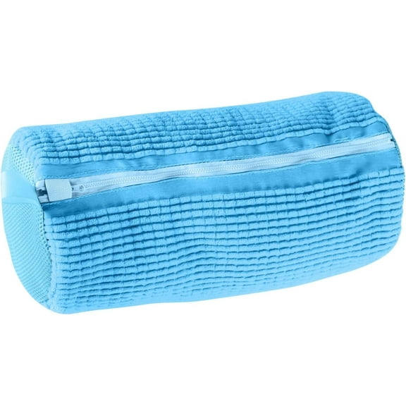 ‌Reusable Shoe Washing Bag for Sneakers & Tennis Shoes - Microfiber Lined, Self-Locking Zipper, Machine Washable