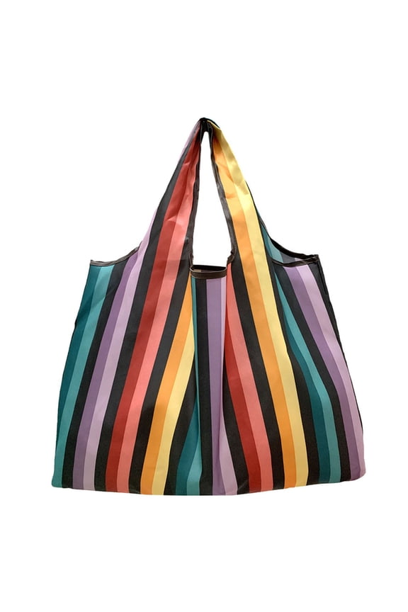Reusable Shopping Bags Foldable,Reusable Shopping Bags,Packable Tote Bag,Reusable Grocery Bag Large Washable Foldable Eco Friendly Polyester Heavy Duty Fits in Pocket Shopping Tote Bag,1Pc,22.8"x26"