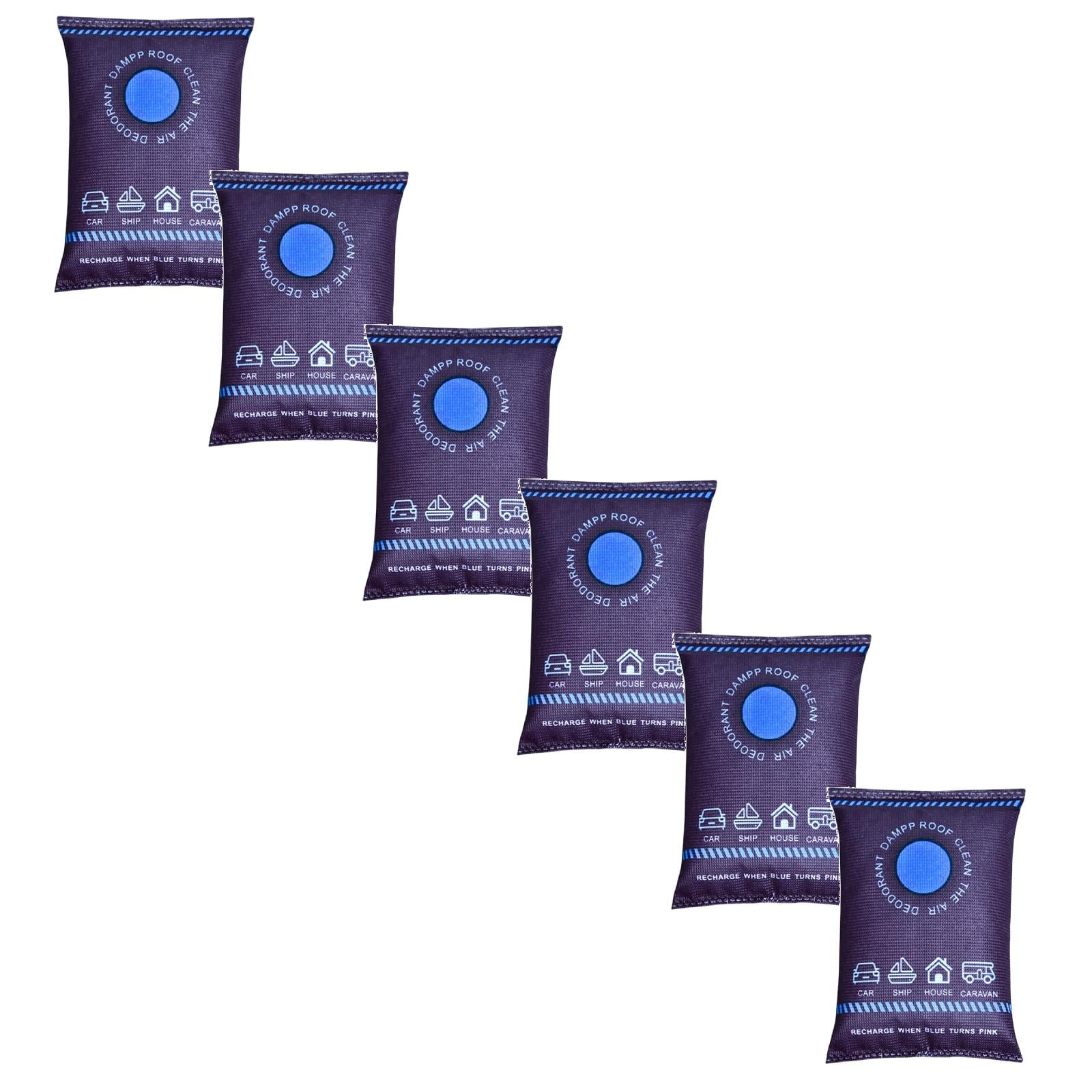 Reusable Silica Gel Dehumidifier, 8 Pcs Silica Gel Packets, Moisture Absorbers for Cars, Desiccant Packs Moisture Absorbers Safe Silica Packets, Fast Dry Dehumidifier for Car RV Home Closet Wardrobe