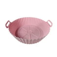thumbnail image 1 of Reusable Silicone Air Fryer Basket Liner 7.5 Inch Nonstick Heat-Resistant Insert, Dishwasher Parchment Paper Replacement for Easy Cleanup, 1 of 5