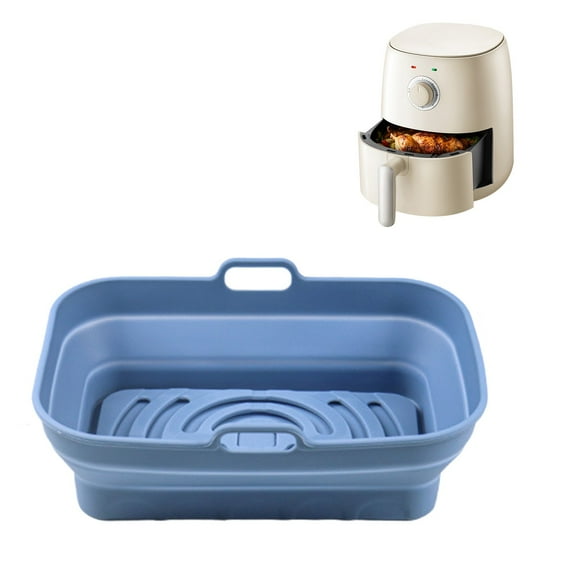 Reusable Silicone Air Fryer Liners for 5QT & Larger, Non-Stick Fryer Basket Insert, Dishwasher Safe, Fits Most Air Fryers, Oven & Baking Up to 450°F, Easy Clean & Even Heat Distribution