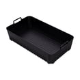 thumbnail image 1 of Reusable Silicone Air Fryer Liners | Rectangular Air Fryer Basket Liner | Tray with Handles for Oven Air Fryer Basket, Baking and Cooking Gifts, 1 of 6
