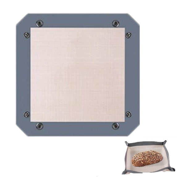 Reusable Silicone Baking Mat with Corner Snap Buttons, Non-Stick ...