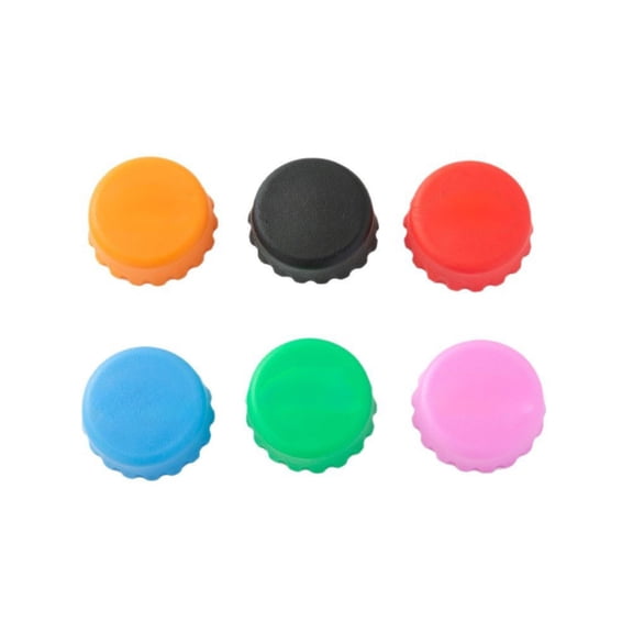 Reusable Silicone Bottle Caps,Prevent Spillage Easy to Clean for Seal Beer Soy Sauce Vinegar Bottles Coke Bottles Beverage