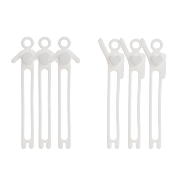 Reusable Silicone Cable Ties Set – Flexible Push-Button Cord Organizer for Earphone, Phone Charger, Computer Cables, Multi-Color Pack of 6 for Home/Office Storage