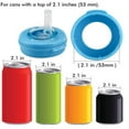 thumbnail image 1 of Reusable Silicone Can Lid - Airtight Cover for Standard Soda, Beer, and Seltzer Cans - Yellow, 1 of 8