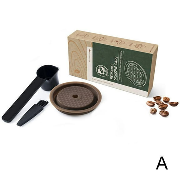 Reusable Silicone Cap Lids Cover For Nespresso Vertuo & Capsulest.1 P6D3