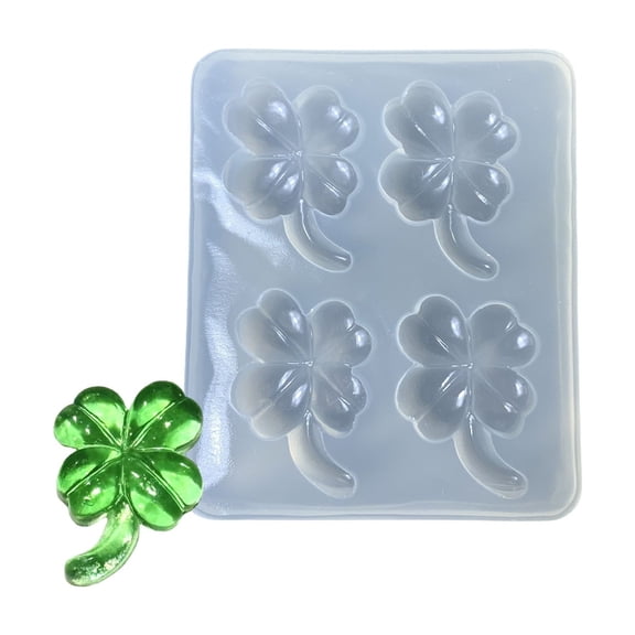 Reusable Silicone Clovers Mold For Resin Jewelry Accessory Molds Creative Projects Heat Resistant Compact Storage Design