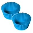 thumbnail image 1 of Reusable Silicone Cupcake Baking Cups 2.75 Inch Heat Resistant Muffin Liners Nonstick Baking Molds for Cake Egg Microwave Oven Dishwasher Safe 6 Rainbow Colors, 1 of 5