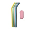 thumbnail image 1 of Reusable Silicone Drinking Straw High Temperature Resistant for Coffee and Hot Drinks, Eco-Friendly Flexible Straw, Ideal Valentines Day Gifts and Sustainable Kitchen Accessories F, 1 of 3