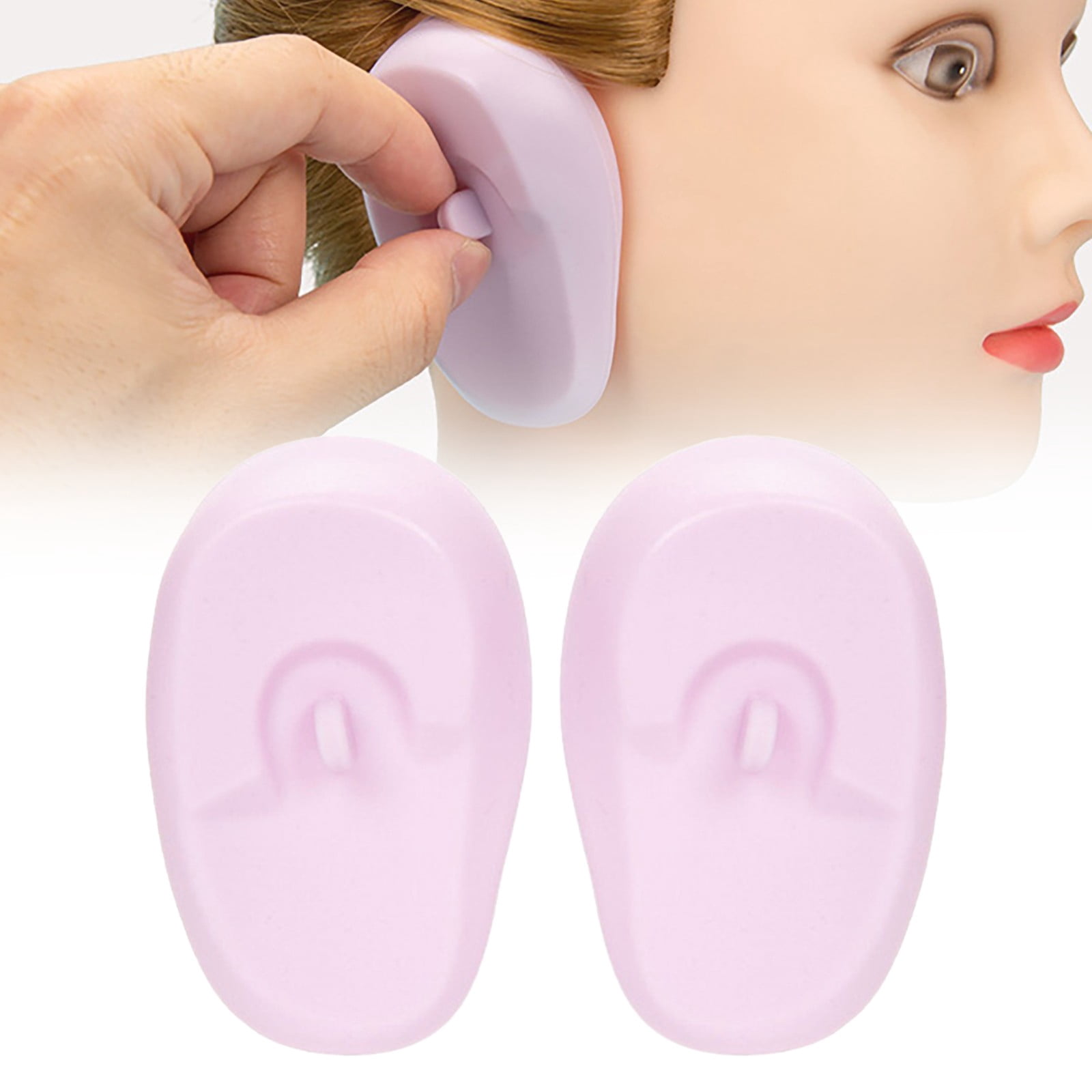 Reusable Silicone Dye Ear Coloring Caps for Home Showers and Salons ...