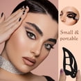 thumbnail image 1 of Reusable Silicone Eyeshadow Stencil - Makeup Applicator Guide Tool for Eyebrows & Eyeliner - Beginner Friendly, Travel Size 8.92x3.91cm - Includes 1 Eyeshadow Assistor, 1 of 8