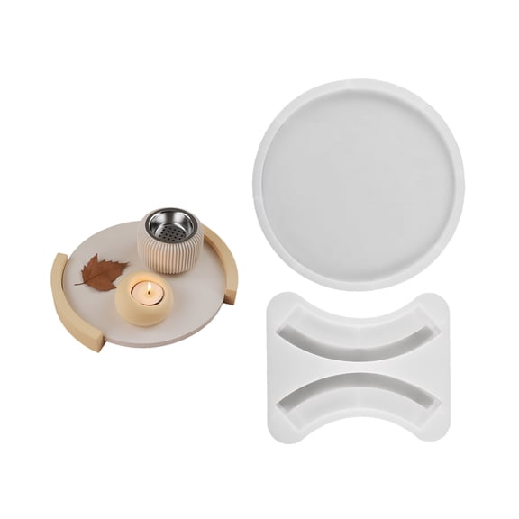 Reusable Silicone Flowerpot Base Mold Crafting Molds Jewelry Trays Moulds Silicone Texture Suitable for Home and Present