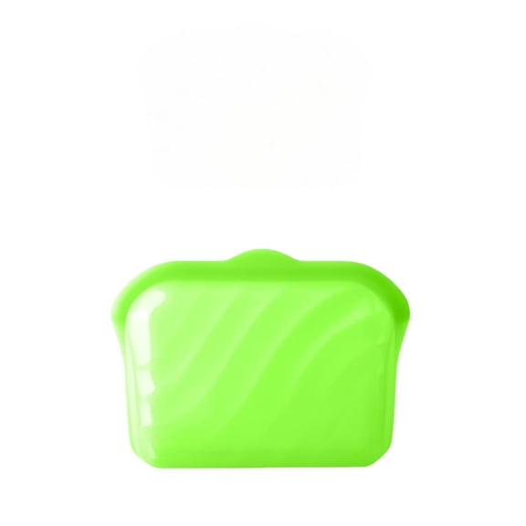 Reusable Silicone Food Storage Bags with Airtight Leakproof Pinch-Lock Zipper, Microwave Freezer & Dishwasher for Meal Prep, Soups, Sauces and Snacks