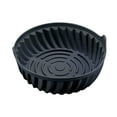 thumbnail image 1 of Reusable Silicone Fryer Basket Liner for Air Fryers | 7.5 Inch Round Pot Insert | Fits 4.2QT & Larger Models | BPA-Free Non-Stick Cooking Accessory | Easy Clean & Dishwasher Safe, 1 of 3