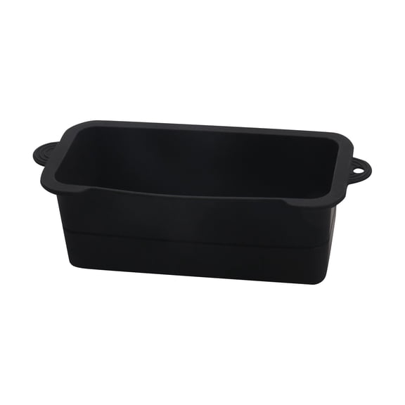 Reusable Silicone Grease Cup Liner for 36-Inch Griddle, Drip Pan Catcher Trap Insert for Grease Management, Non-Stick BBQ Replacement Accessory(Black)