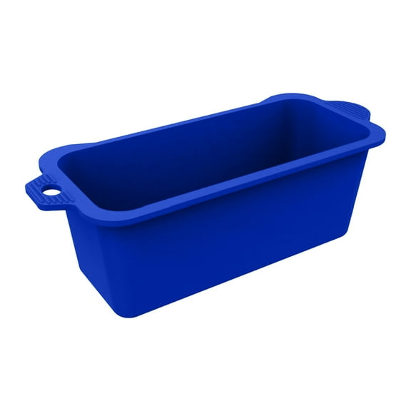 Reusable Silicone Grease Cup Liner for 28-Inch Griddle, Drip Pan Catcher Trap Insert for Grease Management, Non-Stick BBQ Replacement Accessory(Blue)