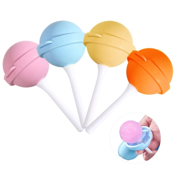 Reusable Silicone Lollipop Ice Cream Maker, Homemade Popsicle Molds, DIY Popsicle Maker, Lollipop Ice Cream Mold, Reusable Popsicle Molds