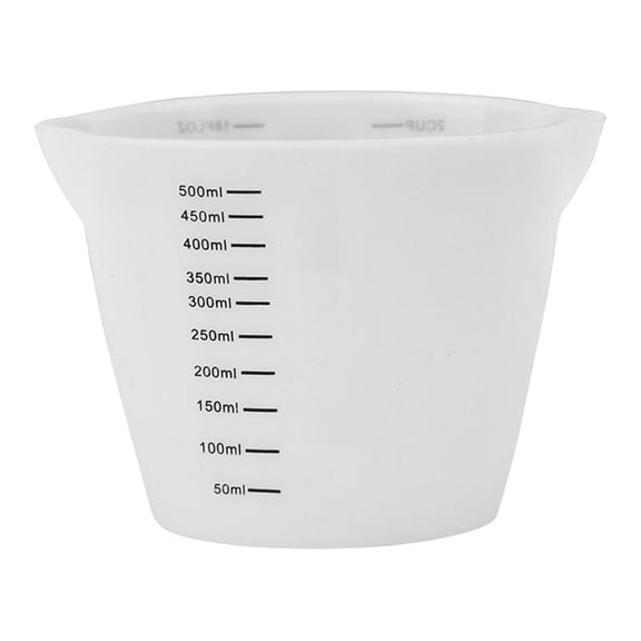 Reusable Silicone Measuring Cup Measuring Tools for DIY Acrylic Paint Pouring Cups , 500ML