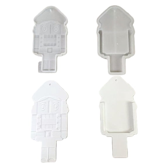 Reusable Silicone Mold Soldiers Design Coin Storage Holder Casing Molds For Handmade Candle And Holiday Decorations
