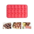 thumbnail image 1 of Reusable Silicone Molds, Ngxiha with Bone Shaped, Flexible & Non-Stick Ice Cube Tray, Candy and Chocolate Making Mold for Homemade Baking Dog Treats, Jelly, Biscuit & Cupcake, 1 of 9