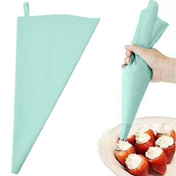 Reusable Silicone Piping Bags - Heat Resistant Multi-Color Pastry Bags for Cake Decorating, Icing & Frosting