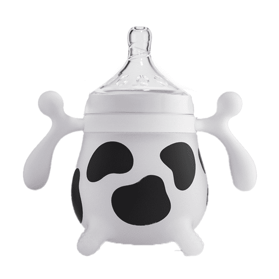 Reusable Silicone Pouch Bottles,Anti-Colic, BPA Free, Easy to Clean and Wide Neck Baby Bottles
