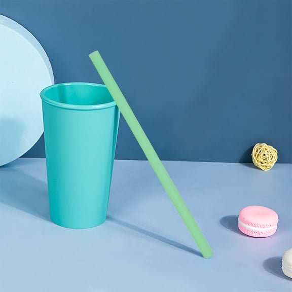 Reusable Silicone Straw Foldable Snap Open Easy Clean Travel Drinking Tube ,Portable Collapsible Straw for Home Office Outdoor Use,Eco Straw,Collapsible Drinkware,Green,1PC