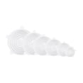 Reusable Silicone Stretch Lids 6 Sizes Airtight Food Covers for Bowls ...