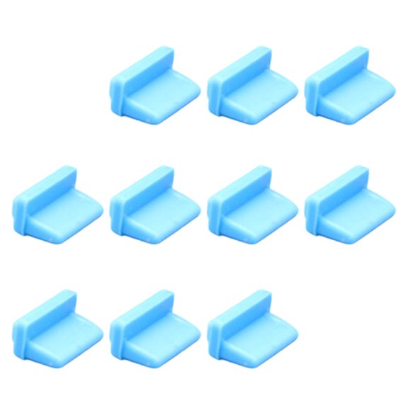 Reusable Silicone USB Port Seal Plug Compactly Design USB Port Cover for Laptop Charging Ports Protections 10pcs