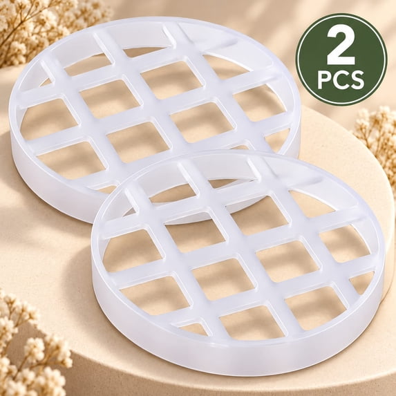 Reusable Silicone Vase Grid 2-Pack, Flexible Bouquet Stem Holder and ...