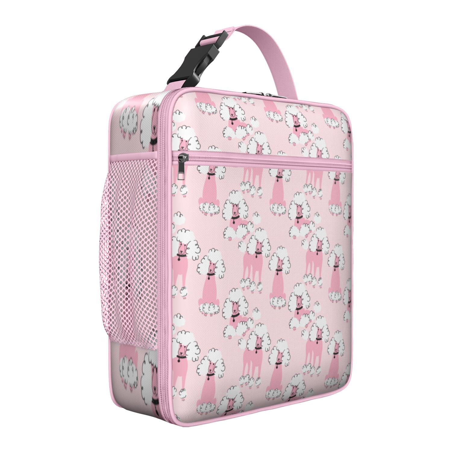 Reusable Small Lunch Bag– Insulated Lunch Box with Cute Dog & Paw Print ...